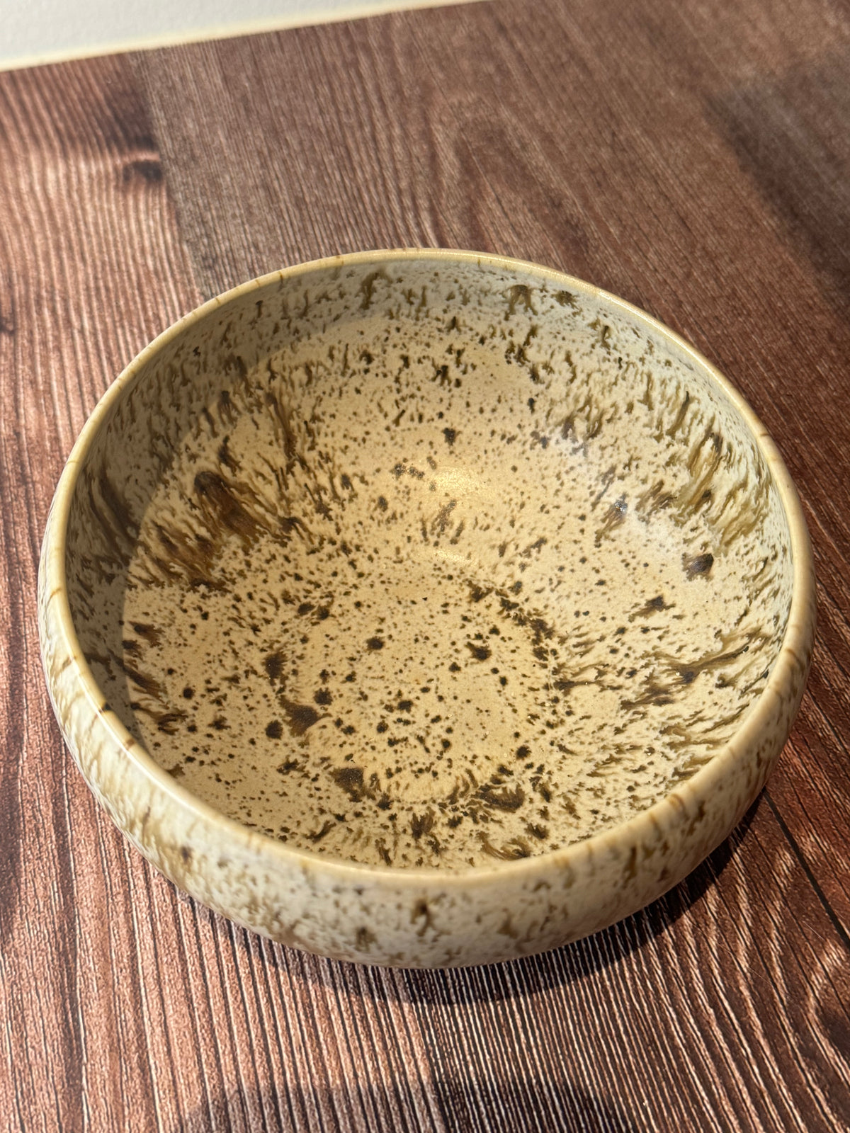 Plettet skål- stor