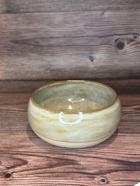Grå/beige skål- stor