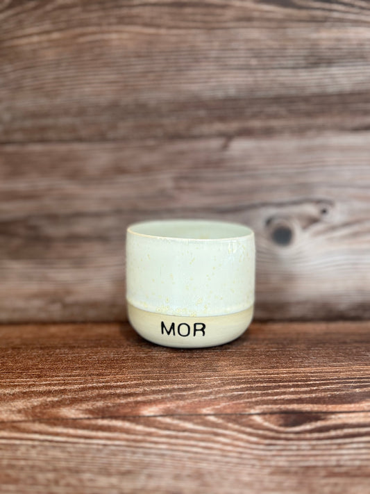 Hvid “MOR”- kop